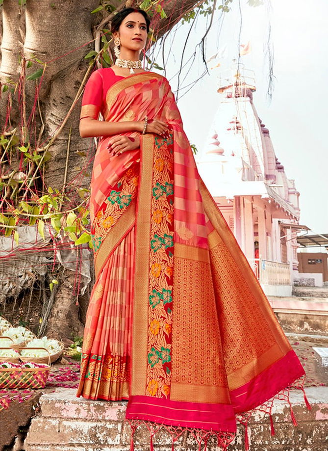 B FINE ART OF VARANASI Fancy Latest Designer Festive Wear Heavy Silk Stylish Saree Collection